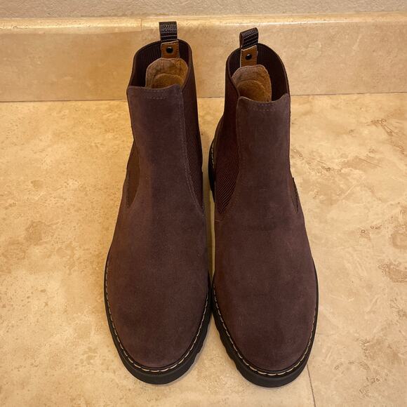 Donald Pliner Women’s 7 Brown Suede Chelsea Boots | New Without Box - Picture 4 of 10